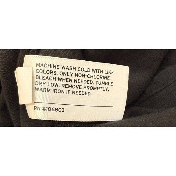 Duluth Trading Co Women’s Black Long Sleeve Tunic Top XL Pockets Cotton Blend - Picture 7 of 8